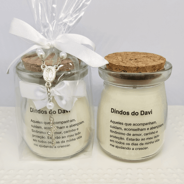 Lembrancinha Vela Aromática Tampa Cortiça 100g