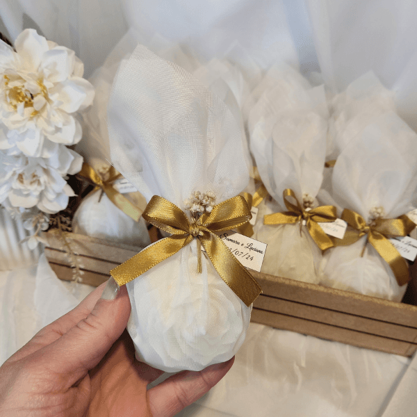 Lembrancinha Vela Flor Peônia