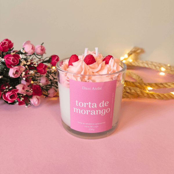 Vela aromática Torta de Morango