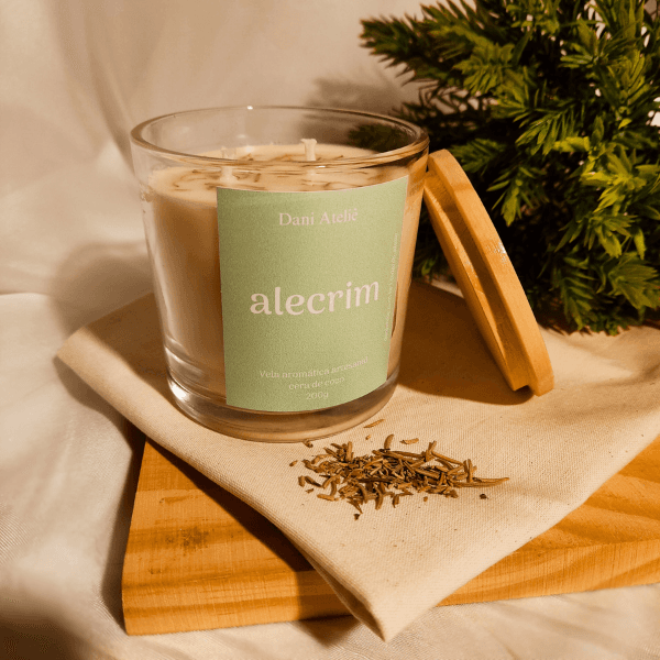 Vela Aromática Alecrim