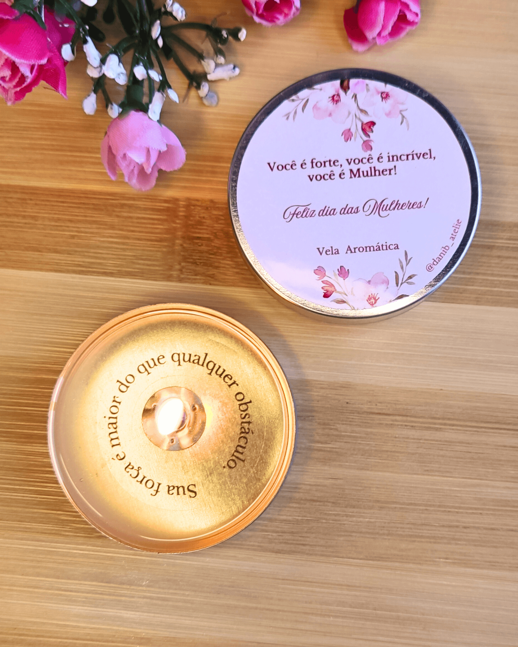 Vela Aromática com Mensagem Oculta - 20g