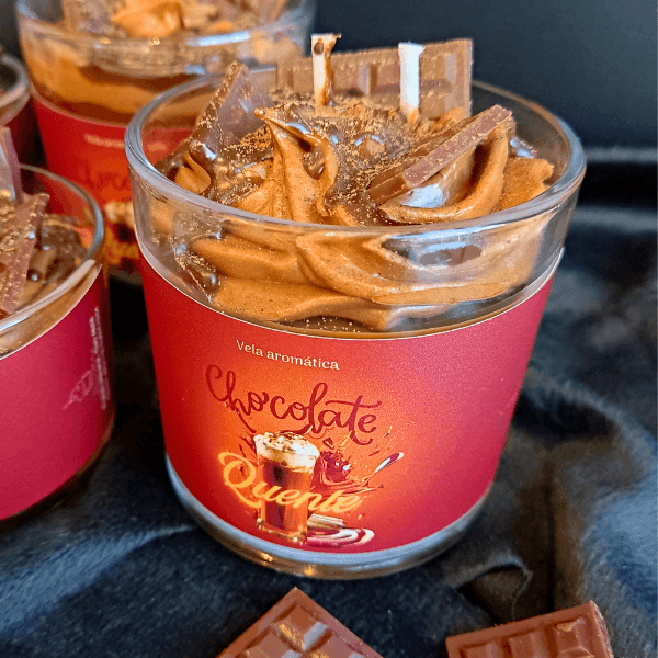 Vela Aromática Chocolate Quente